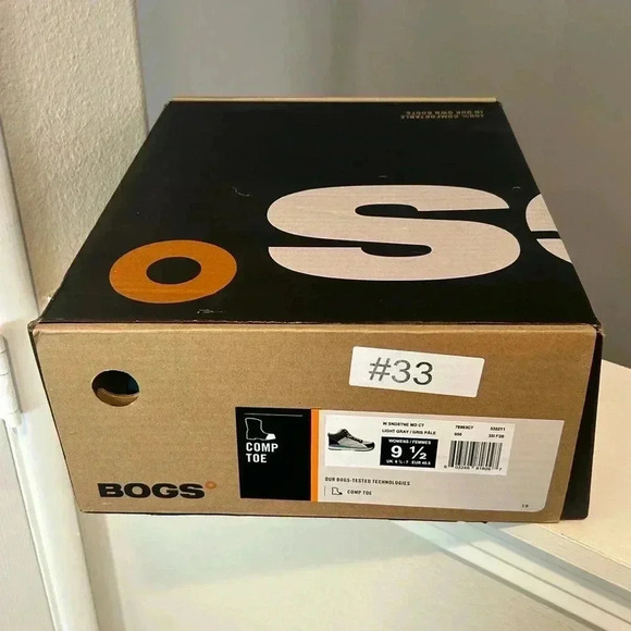 Bogs Sandstone Low CT Sneaker Womens 9.5 Gray Orange Lace Up Ankle Boots Shoes - Picture 10 of 10